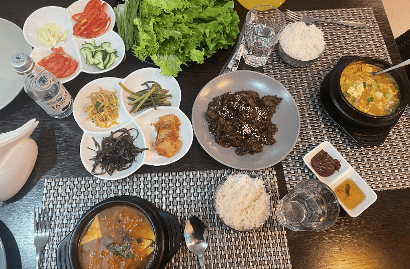 корейская кухня алматы меню