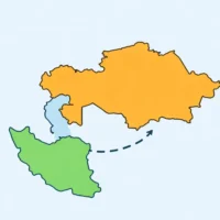 Граничит ли Казахстан с Ираном