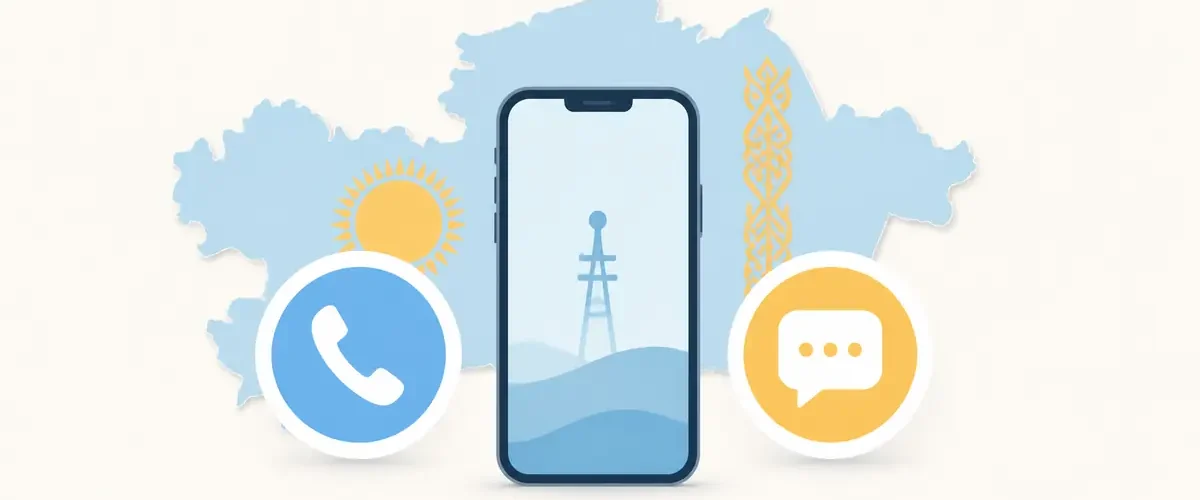 Виртуальный номер Казахстана для звонков и SMS