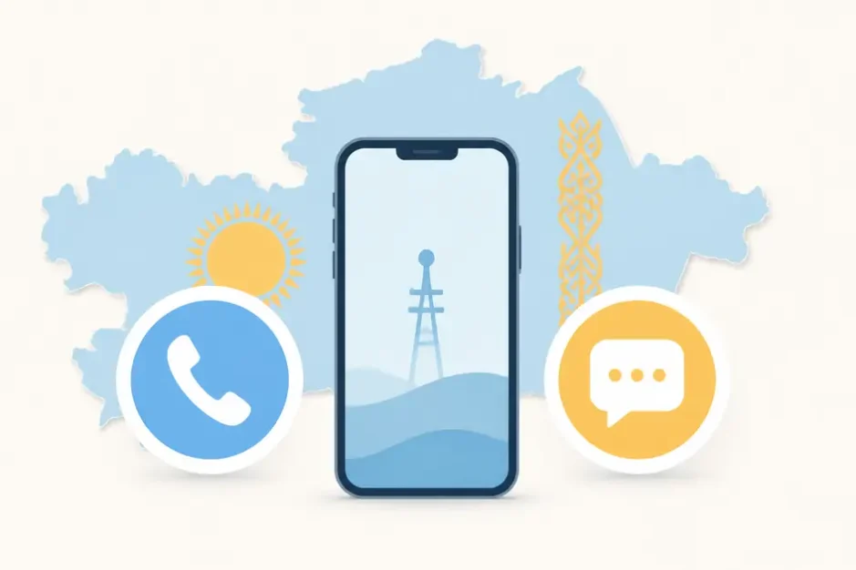 Виртуальный номер Казахстана для звонков и SMS