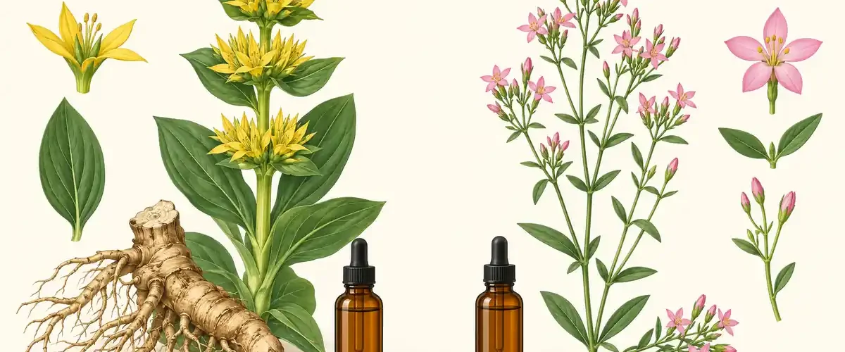 Gentian vs Centaury Bitters