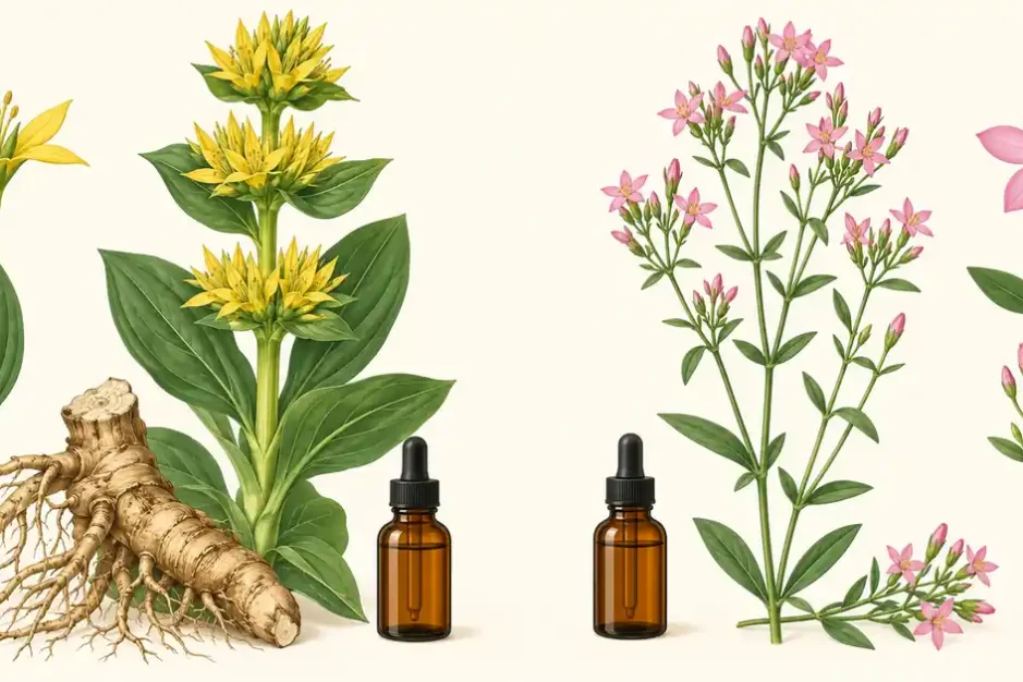 Gentian vs Centaury Bitters